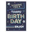 C50 MALE TRAD OPEN BIRTHDAY HANDMADE CARD 6S