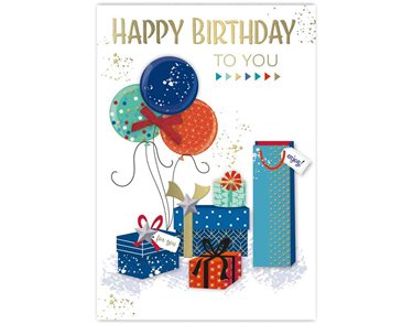 C50 MALE TRAD OPEN BIRTHDAY HANDMADE CARD 6S
