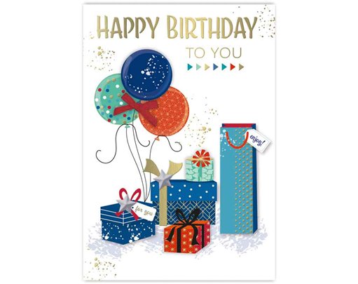 C50 MALE TRAD OPEN BIRTHDAY HANDMADE CARD 6S