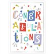 C50 TRAD CONGRATULATIONS HANDMADE CARD 6S