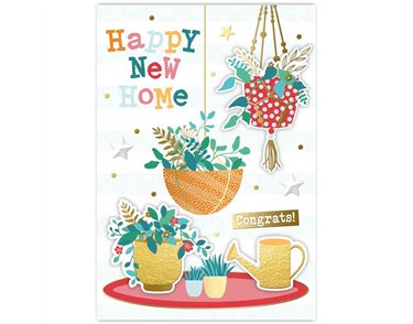 C50 TRAD NEW HOME HANDMADE CARD 6S