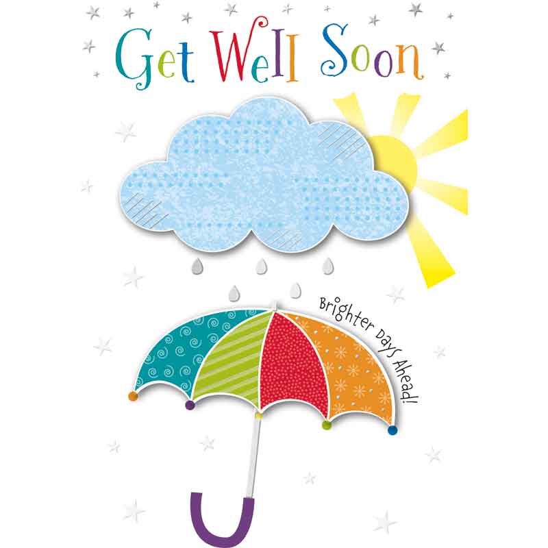 C50 TRAD GET WELL HANDMADE CARD 6S