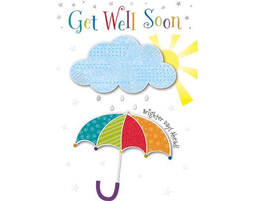 C50 TRAD GET WELL HANDMADE CARD 6S