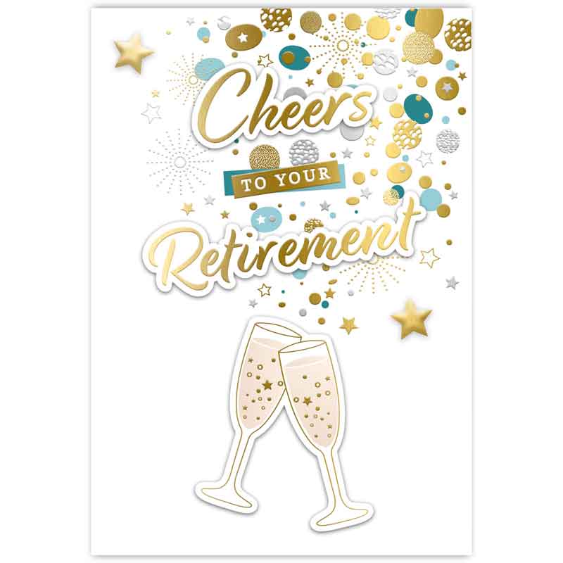 C50 TRADITIONAL RETIREMENT HANDMADE CARD 6S