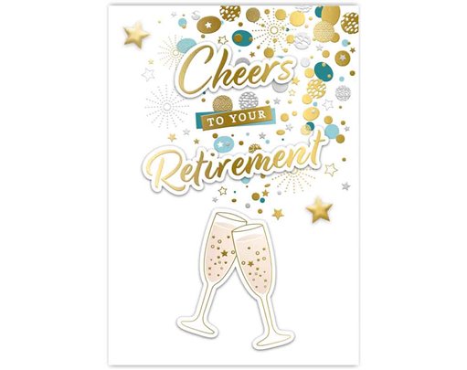 C50 TRADITIONAL RETIREMENT HANDMADE CARD 6S