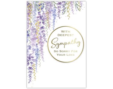C50 TRADITIONAL SYMPATHY HANDMADE CARD 6S