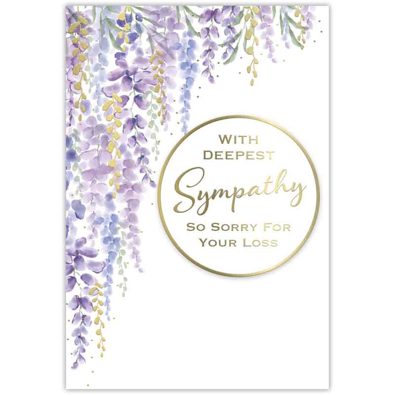 C50 TRADITIONAL SYMPATHY HANDMADE CARD 6S