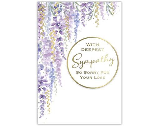 C50 TRADITIONAL SYMPATHY HANDMADE CARD 6S