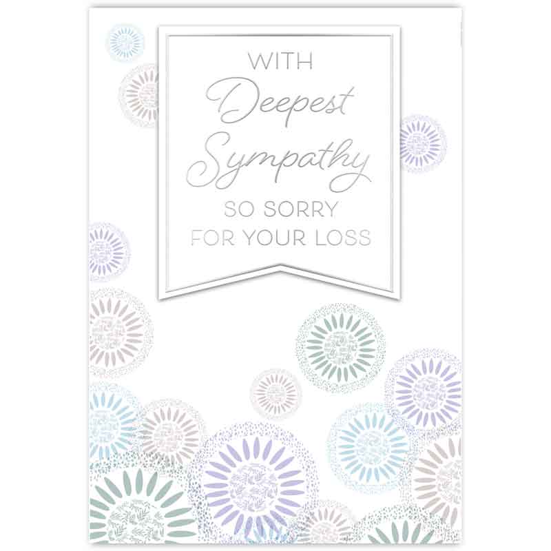 C50 TRADITIONAL SYMPATHY HANDMADE CARD 6S