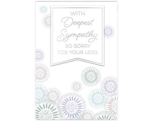 C50 TRADITIONAL SYMPATHY HANDMADE CARD 6S