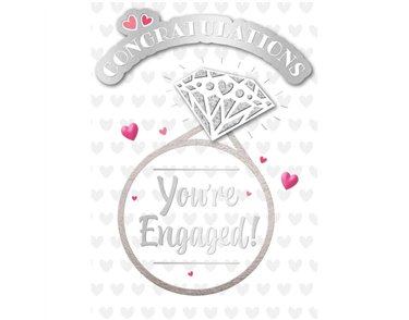 C50 TRADITIONAL ENGAGEMENT HANDMADE CARD 6S