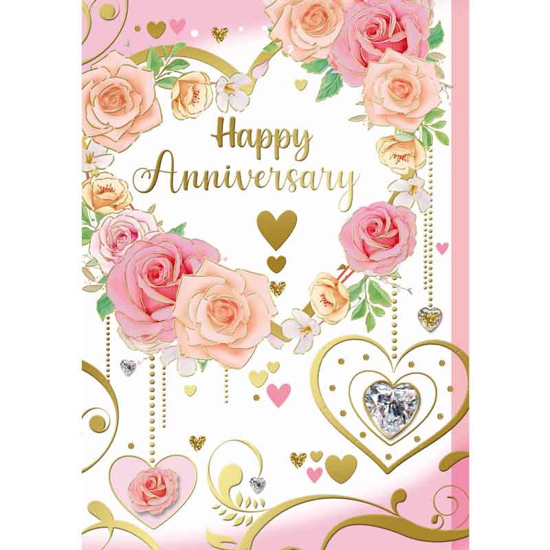 C50 TRADITIONAL HAPPY ANNIVERSARY SILVERLINE 12S