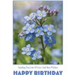 C50 FORGET-ME-NOTS BIRTHDAY CARD 6S