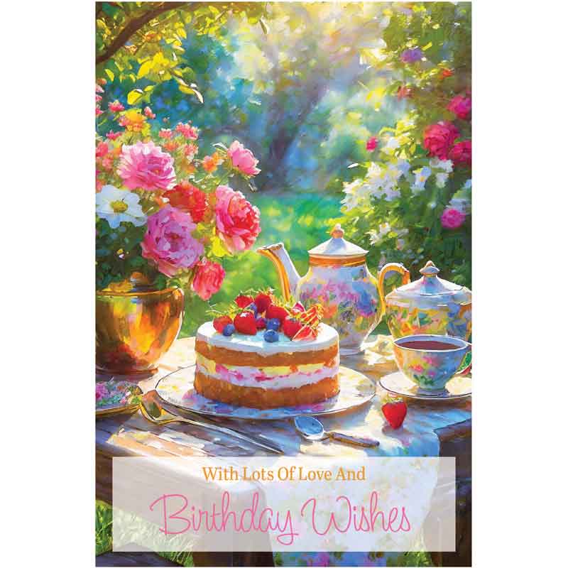 C50 CAKE & TEA BIRTHDAY CARD 6S
