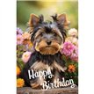 C50 TERRIER PUPPY BIRTHDAY CARD 6S