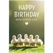 C50 DUCKLINGS BIRTHDAY CARD 6S
