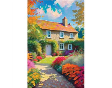 C50 COTTAGE GARDEN BLANK CARD 6S