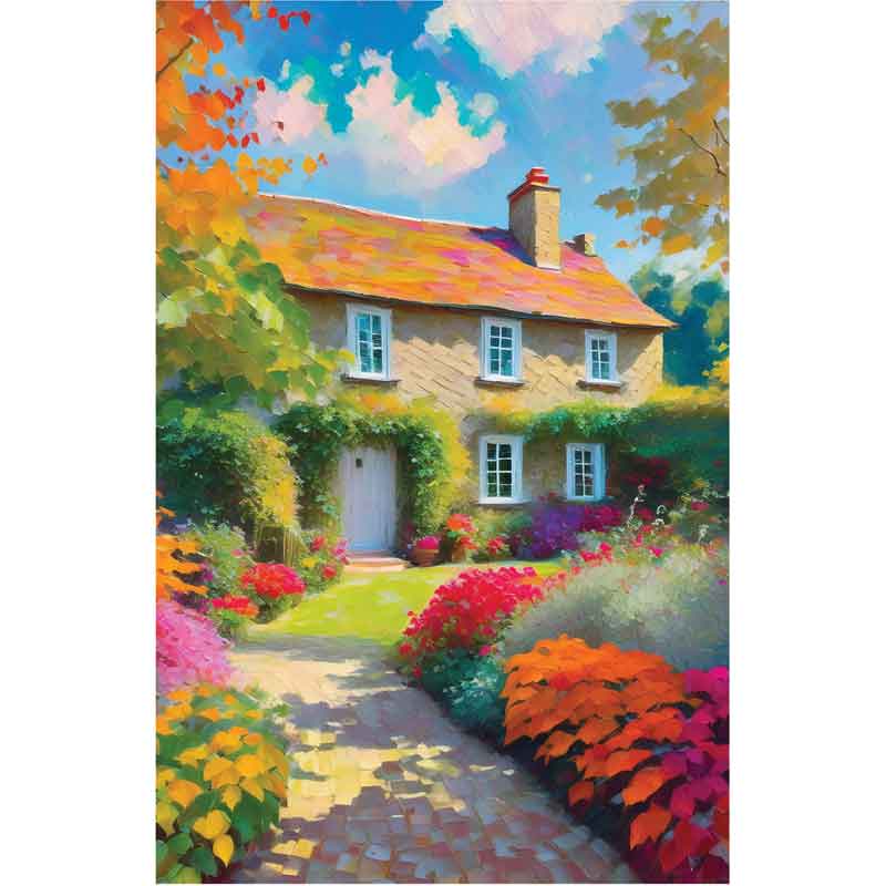 C50 COTTAGE GARDEN BLANK CARD 6S