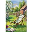 C50 DECK CHAIR IN A GARDEN BLANK CARD 6S