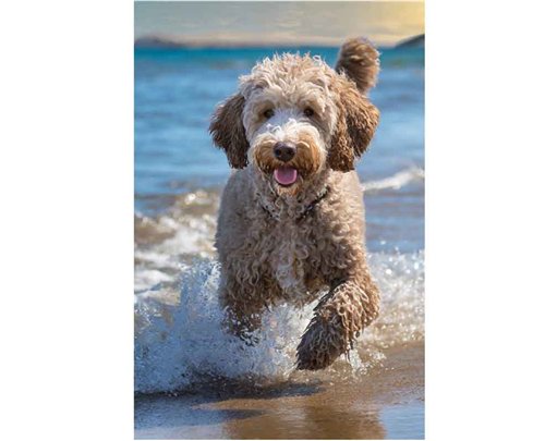 C50 COCKAPOODLE IN THE SEA BLANK CARD 6S