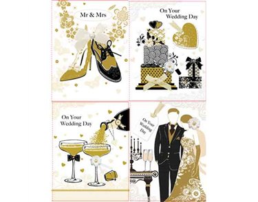 C50 3D WEDDING DAY HANDMADE CARD 6S