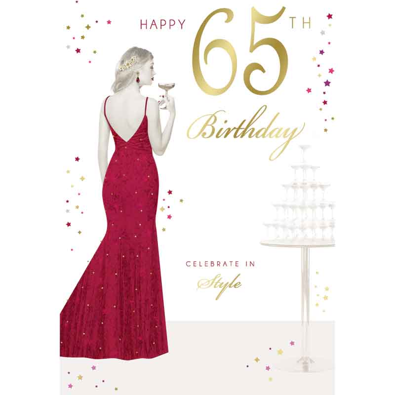 C60 AGE 65 FEMALE BIRTHDAY KINGFISHER 6S