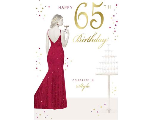 C60 AGE 65 FEMALE BIRTHDAY KINGFISHER 6S