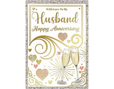 C50 TRAD HUSBAND ANNIVERSARY SILVERLINE 12S