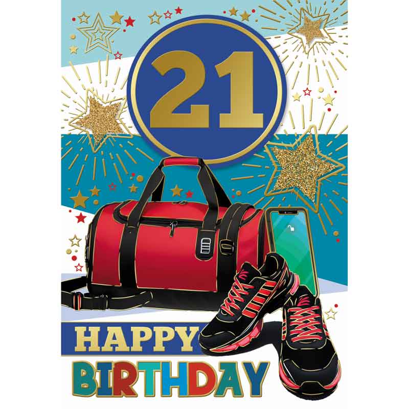 C50 MALE TRAD 21ST BIRTHDAY SILVERLINE 12S
