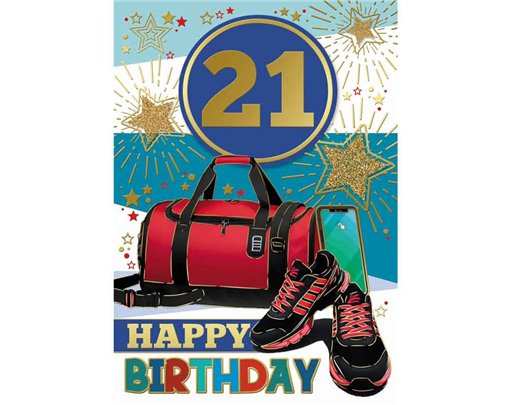 C50 MALE TRAD 21ST BIRTHDAY SILVERLINE 12S