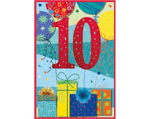 C50 JUVENILE BOY 10TH BIRTHDAY SIMON ELVIN 6S