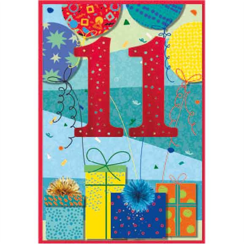 C50 JUVENILE BOY 11TH BIRTHDAY SIMON ELVIN 6S