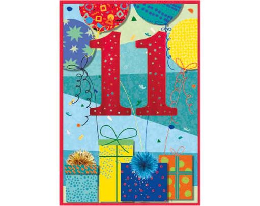C50 JUVENILE BOY 11TH BIRTHDAY SIMON ELVIN 6S