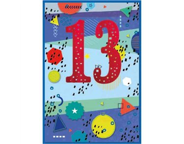 C50 JUVENILE BOY 13TH BIRTHDAY SIMON ELVIN 6S