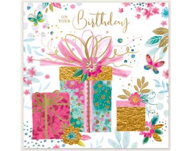 SQUARE CONTEMPORARY BIRTHDAY SIMON ELVIN 6S