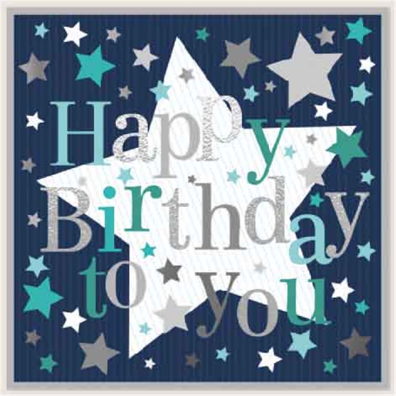 SQUARE CONTEMPORARY BIRTHDAY SIMON ELVIN 6S