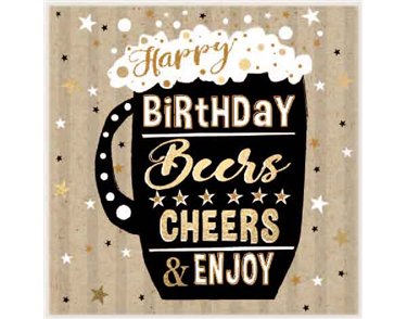 SQUARE CONTEMPORARY BIRTHDAY SIMON ELVIN 6S