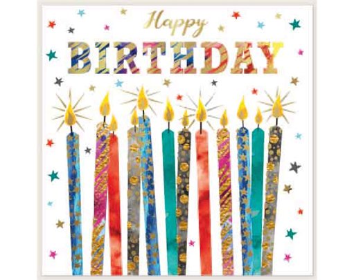 SQUARE CONTEMPORARY BIRTHDAY SIMON ELVIN 6S