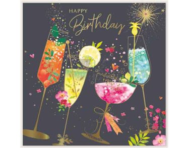 SQUARE CONTEMPORARY BIRTHDAY SIMON ELVIN 6S