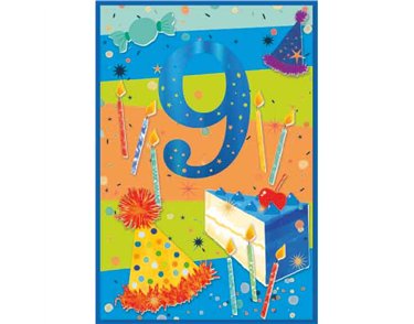 C50 JUVENILE BOY 9TH BIRTHDAY SIMON ELVIN 6S