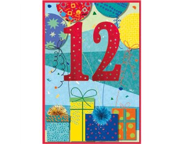 C50 JUVENILE BOY 12TH BIRTHDAY SIMON ELVIN 6S