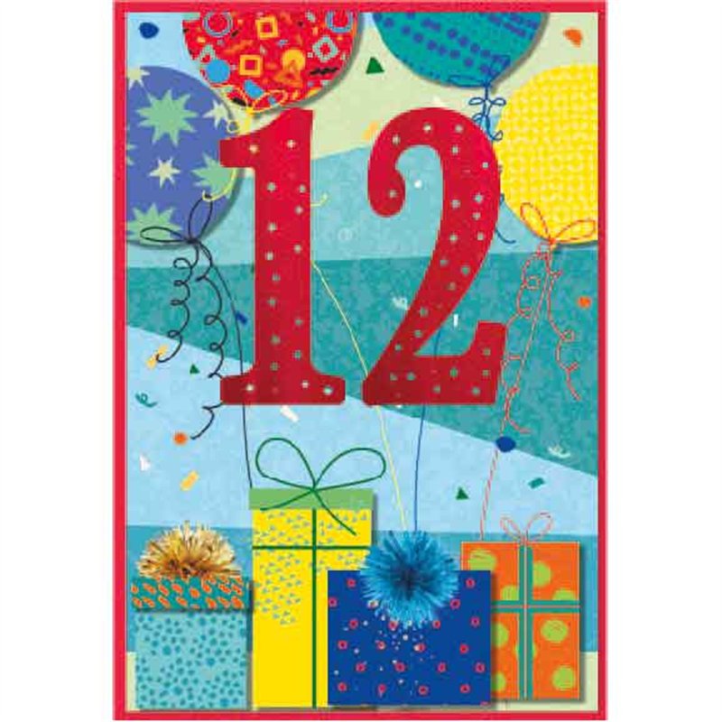 C50 JUVENILE BOY 12TH BIRTHDAY SIMON ELVIN 6S