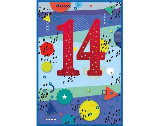 C50 JUVENILE BOY 14TH BIRTHDAY SIMON ELVIN 6S
