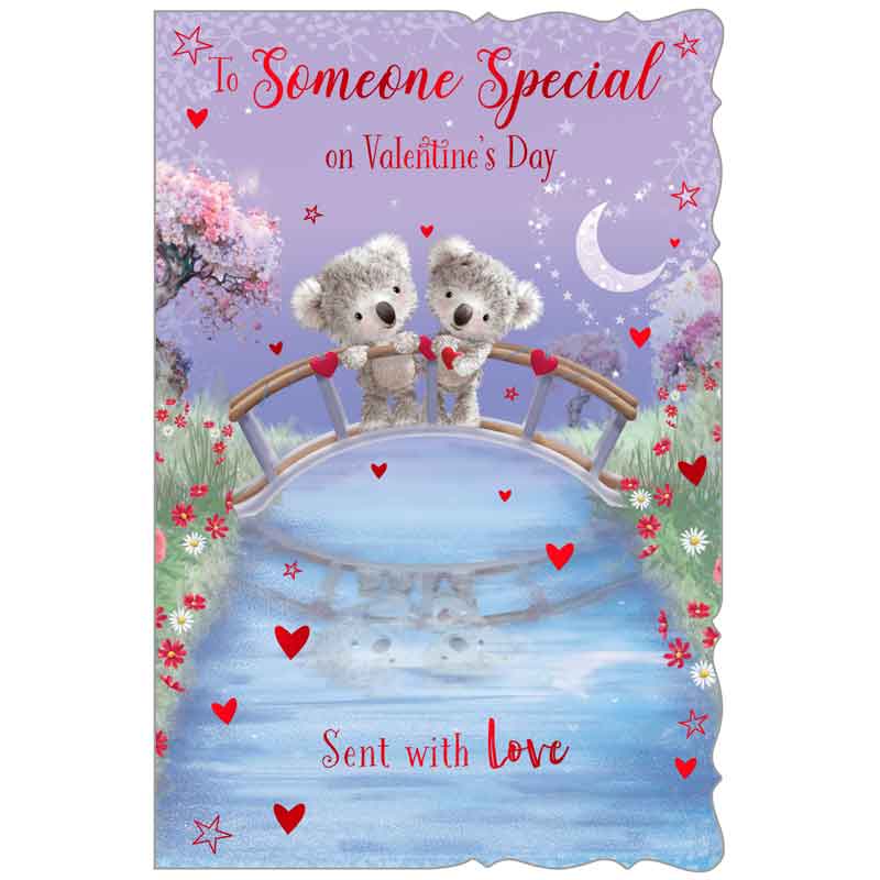 C75-I CUTE NEUTRAL SOMEONE SPECIAL VALENTINES 6S