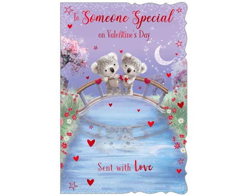 C75-I CUTE NEUTRAL SOMEONE SPECIAL VALENTINES 6S
