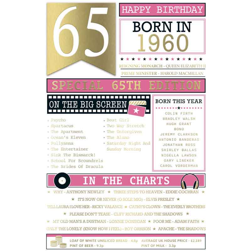 C75 FEMALE AGE 65 GENERATIONS COLLECTION 6S