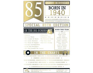 C75 GENERIC AGE 85 GENERATIONS COLLECTION 6S