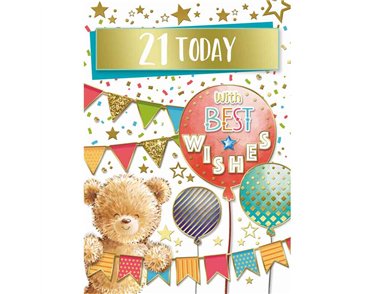 C50 TRAD FEMALE 21ST BIRTHDAY SILVERLINE 12S