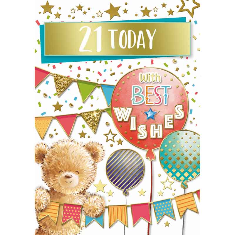 C50 TRAD FEMALE 21ST BIRTHDAY SILVERLINE 12S