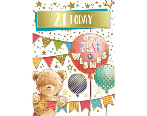 C50 TRAD FEMALE 21ST BIRTHDAY SILVERLINE 12S